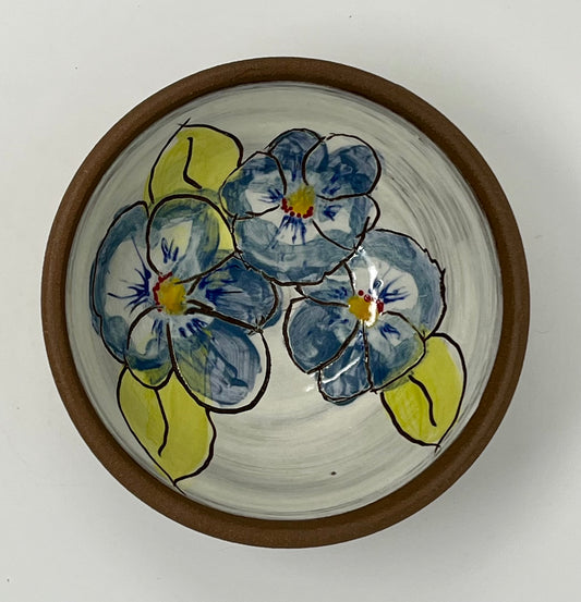 6" Bowl ~ Pansy