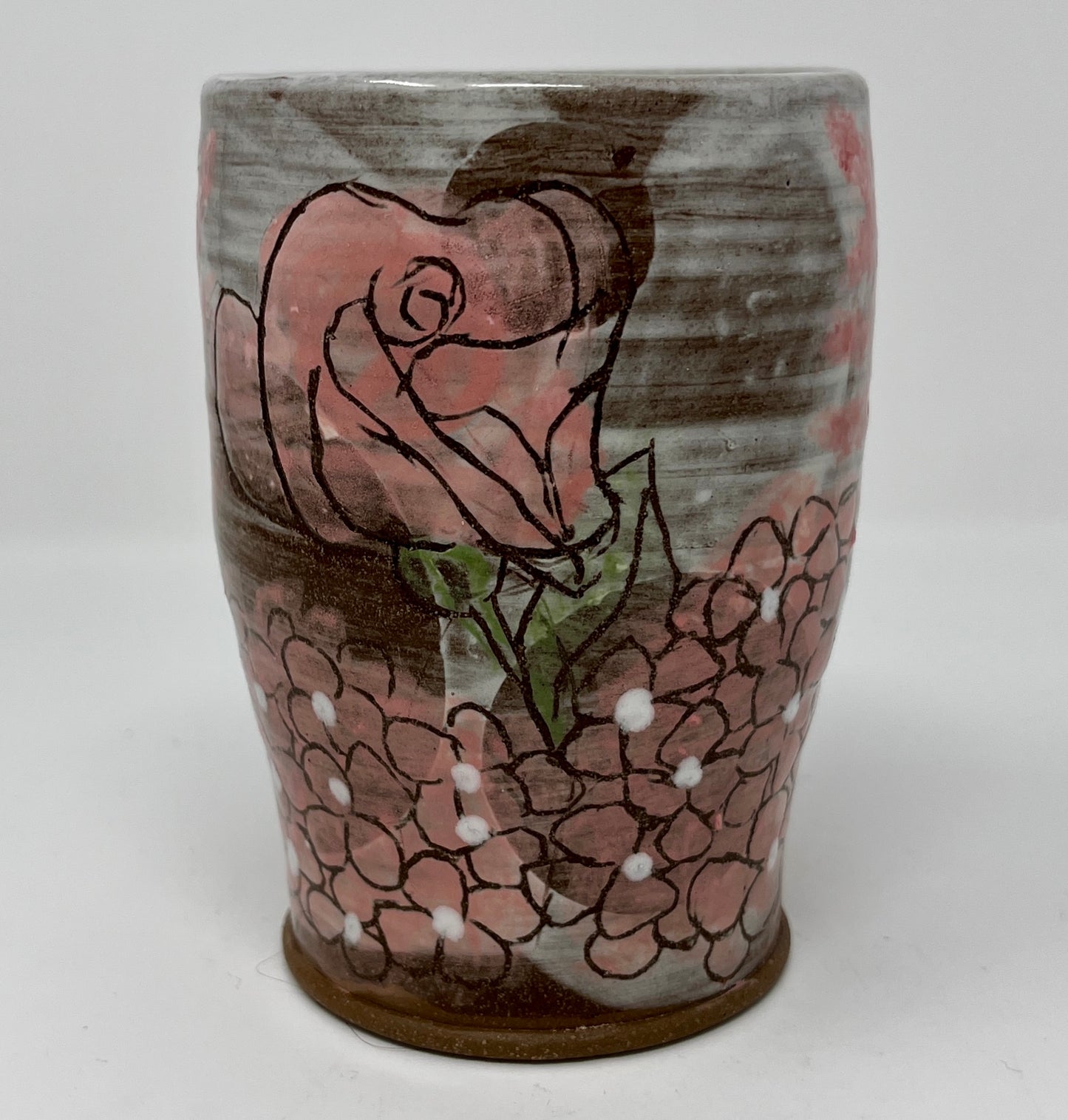 14 oz Tumbler ~ Pink Roses