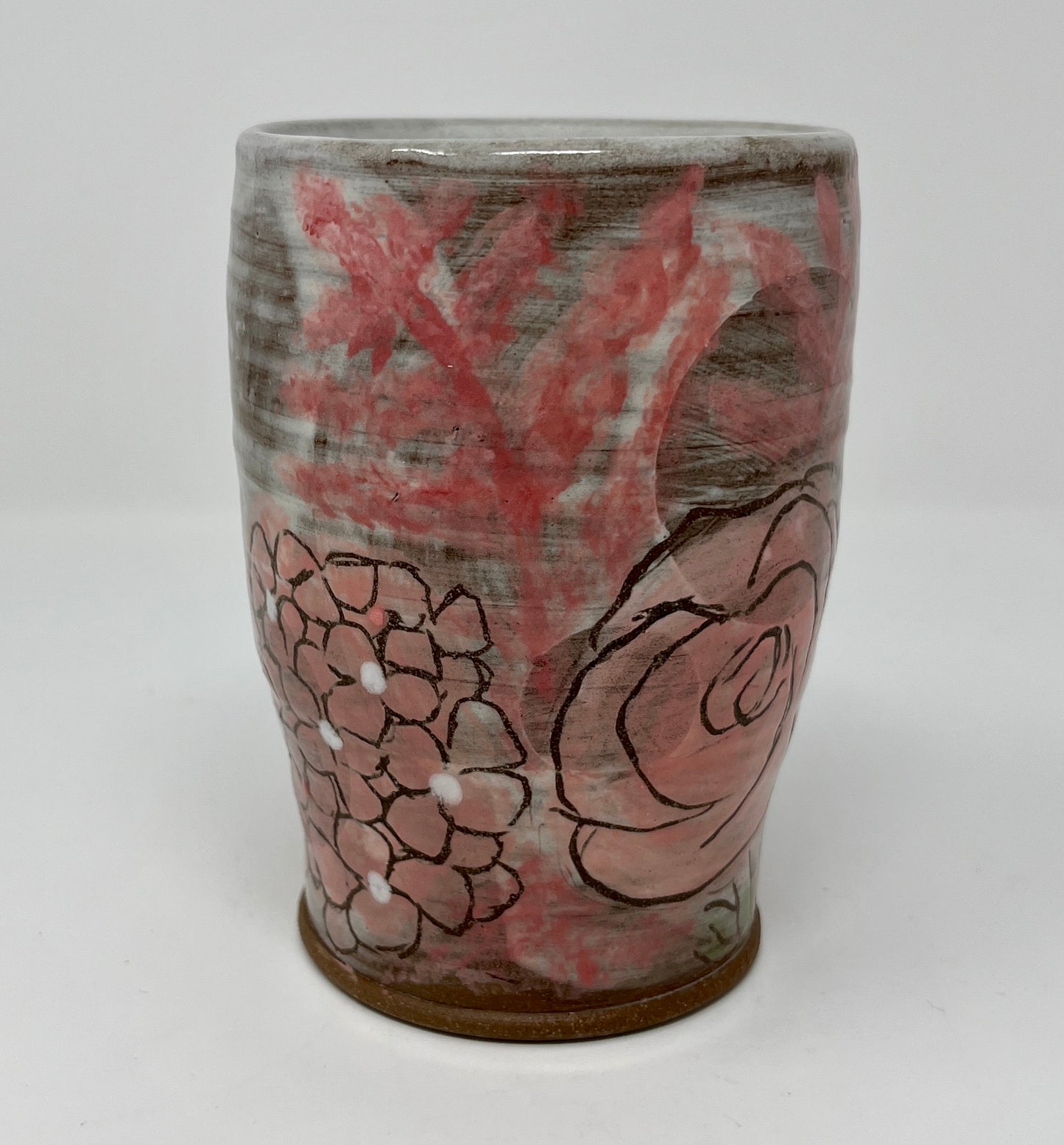 14 oz Tumbler ~ Pink Roses